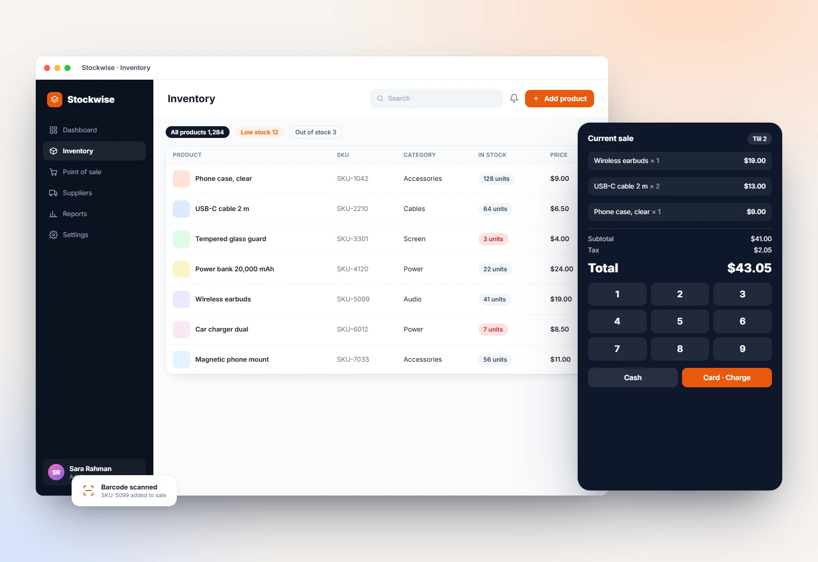 Stockwise inventory and pos concept by DevSolvices